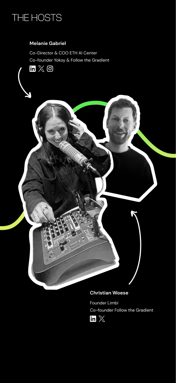 The hosts: Melanie Gabriel and Christian Woese